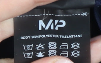 MP Men’s Blue Jogger Trousers Size S Slim Fit Polyester Gym