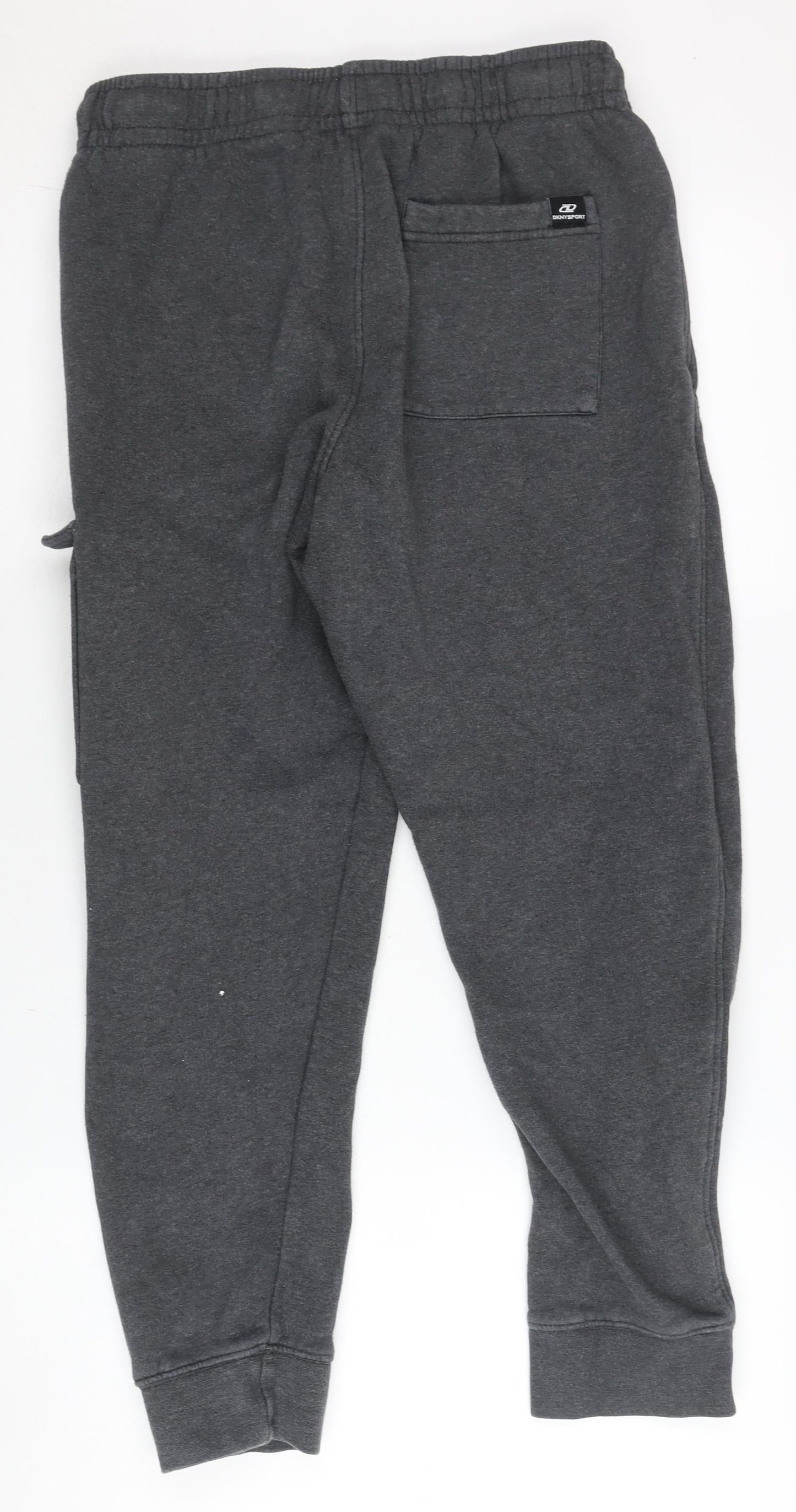 DKNY Sport Men's Grey Jogger Sweatpants M Elastic Waist Pockets