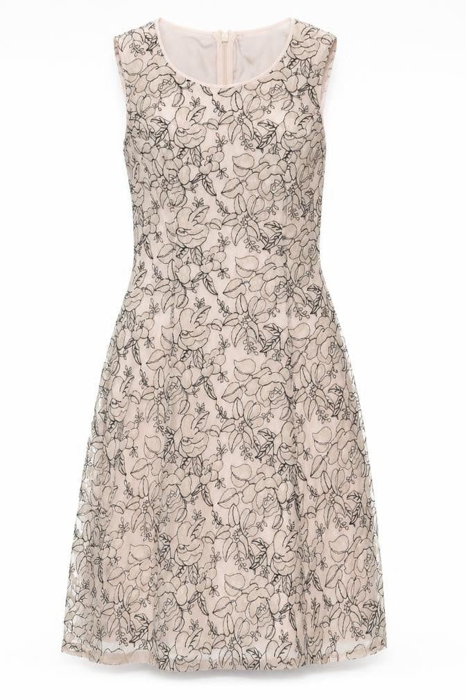 Next Women’s Pink Floral Lace Shift Dress Size 10 Sleeveless