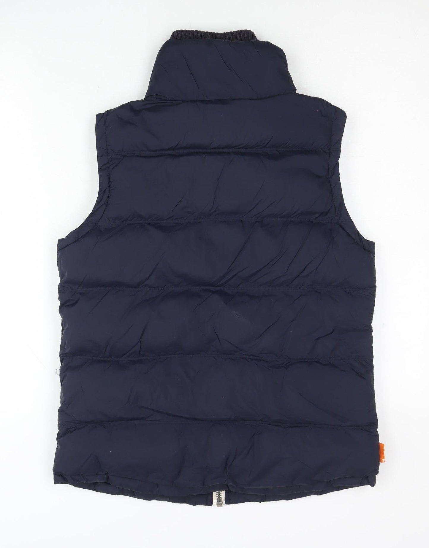 Superdry Men’s Blue Puffer Waistcoat Gilet M Synthetic Lined