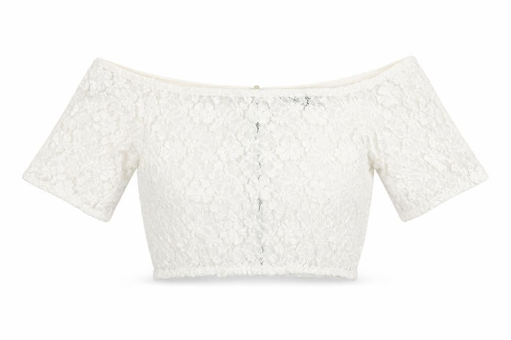 Womens UK Size 10 French Connection Ivory Cotton Blend Blouse