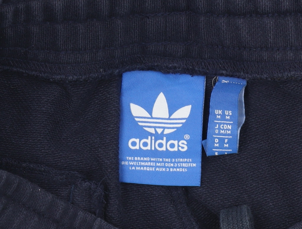 Adidas Womens Blue Jogger Trousers Size M Cotton Casual Pants