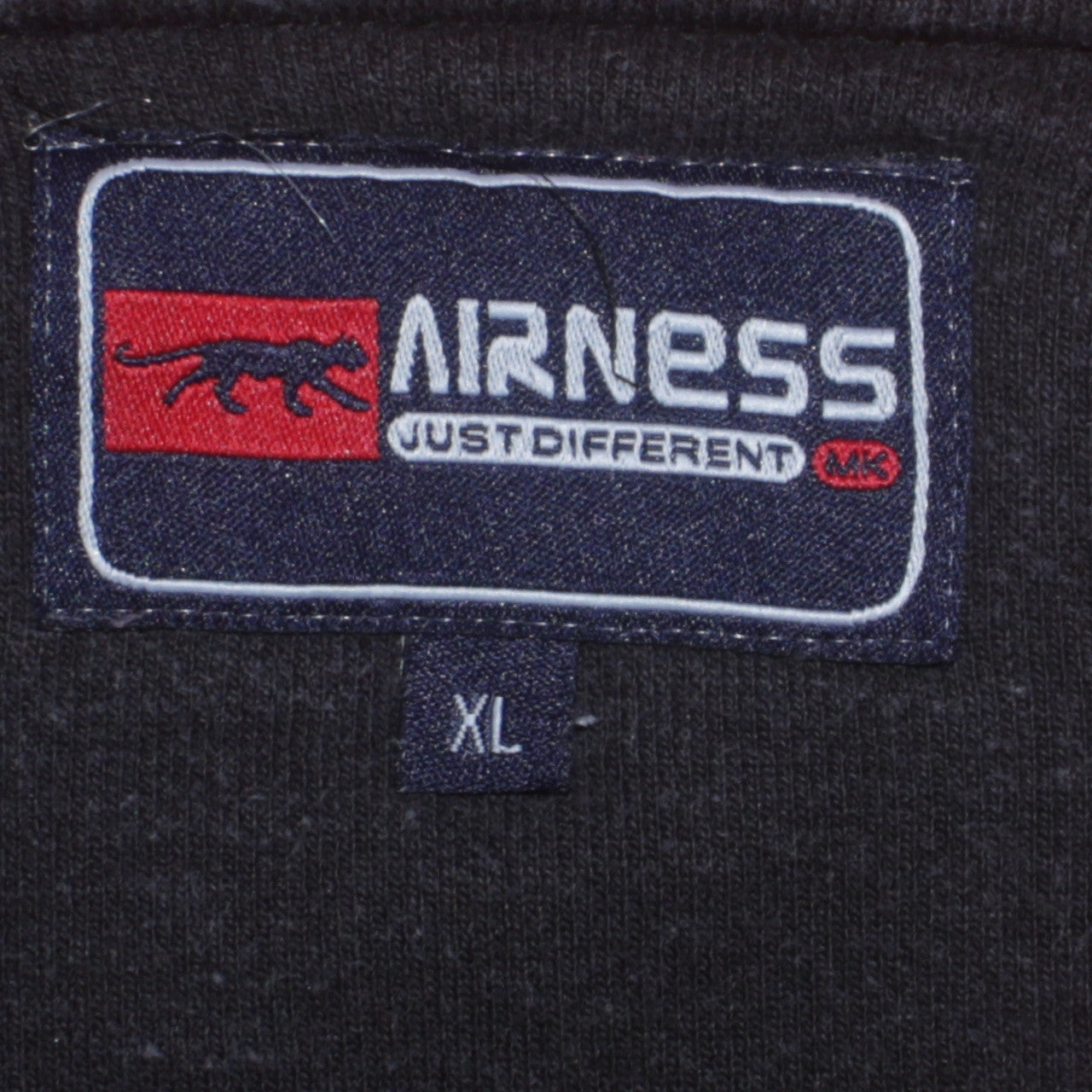 Airness Men’s Black Red XL Pullover Sweatshirt Graphic Logo Sportswear