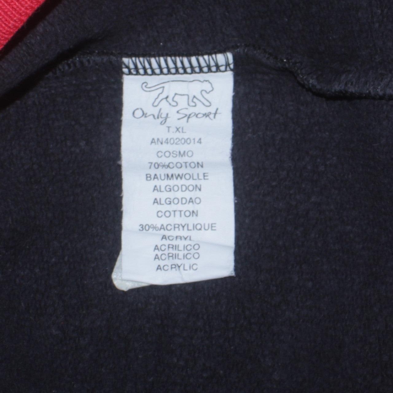 Airness Men’s Black Red XL Pullover Sweatshirt Graphic Logo Sportswear
