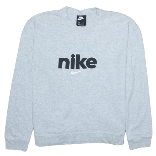 Nike Men's Grey XL Pullover Logo Sweatshirt Sportswear