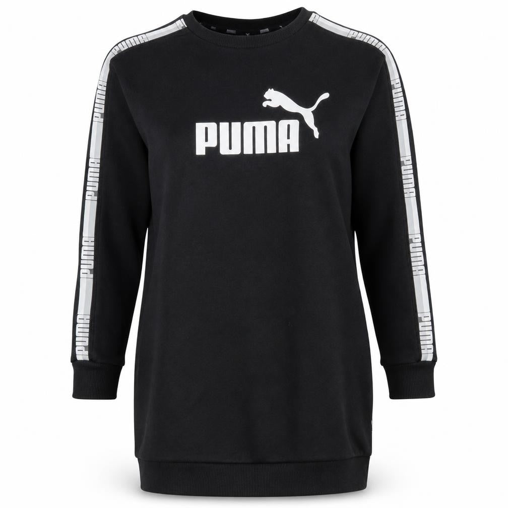 Womens UK 10 Regular PUMA Black Pullover Sweatshirt