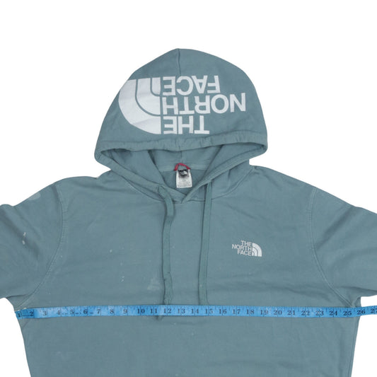 The North Face Men’s Blue Pullover Hoodie XL Logo Outdoor Fleece