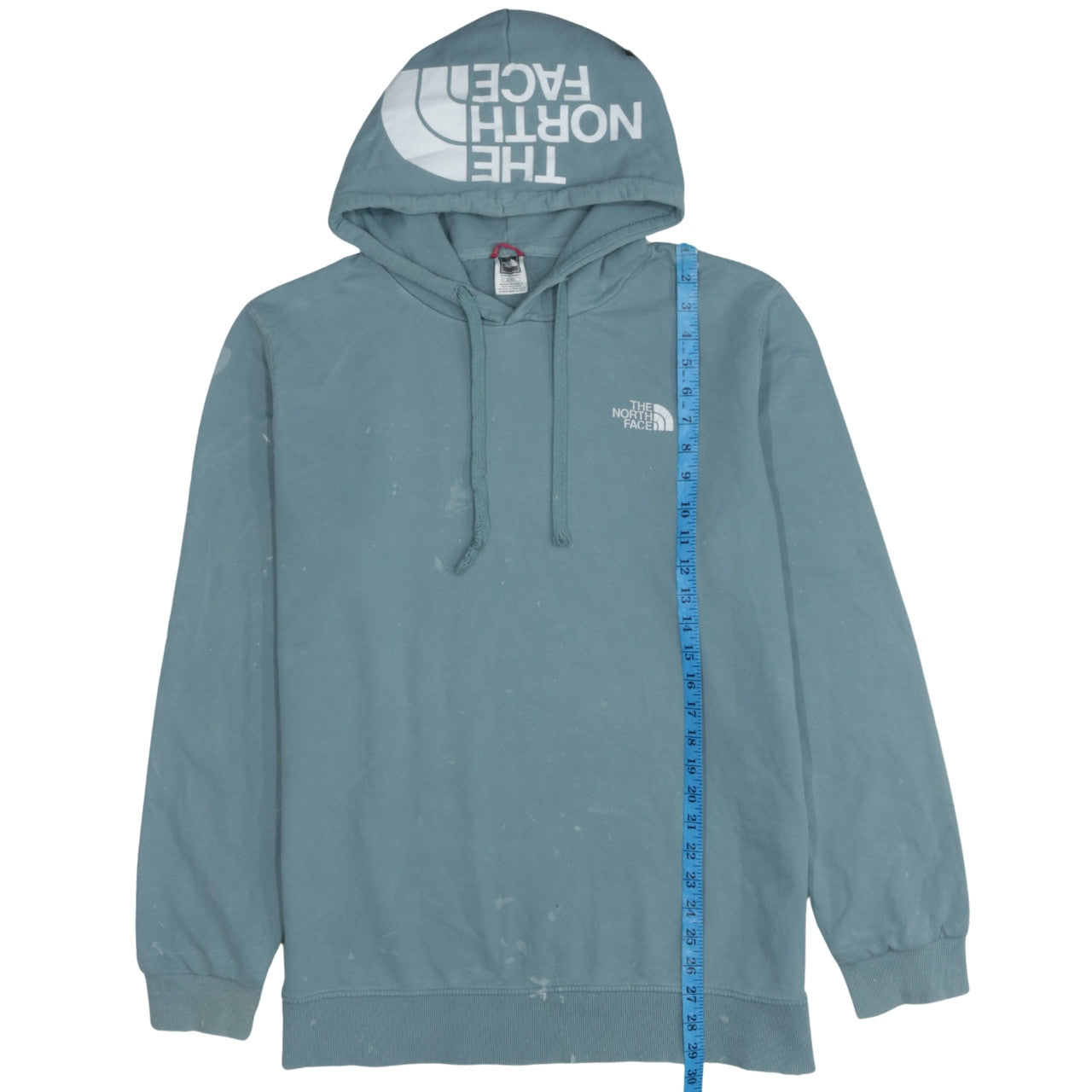 The North Face Men’s Blue Pullover Hoodie XL Logo Outdoor Fleece