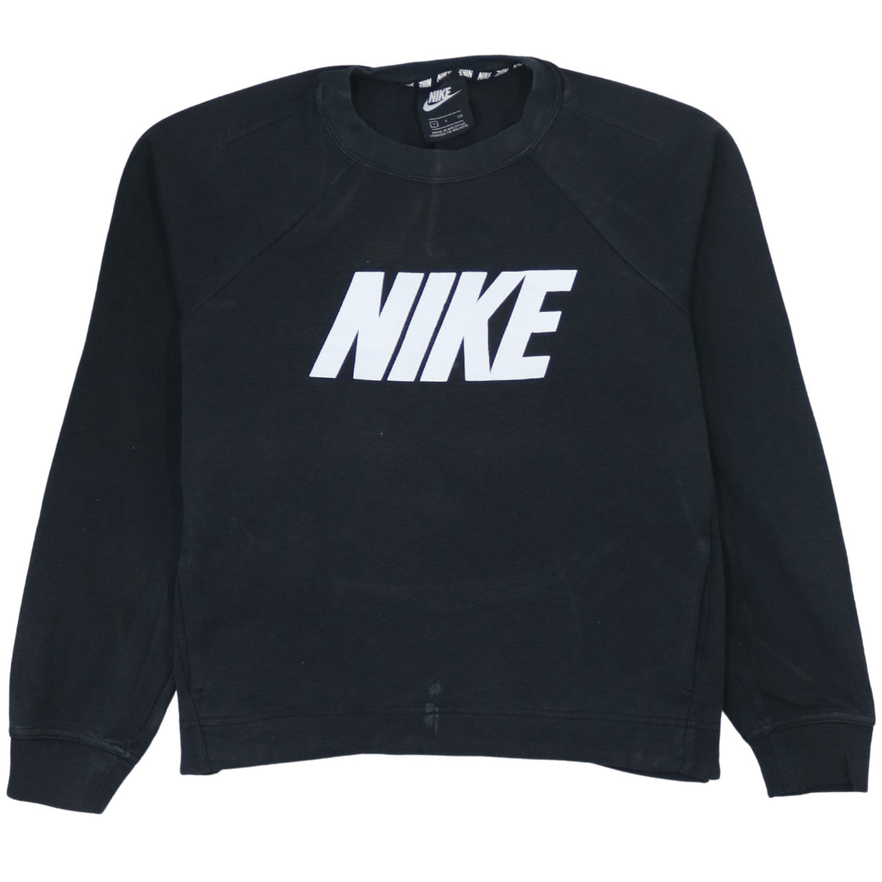 Nike Women’s Black Pullover Graphic Logo Sweatshirt Small