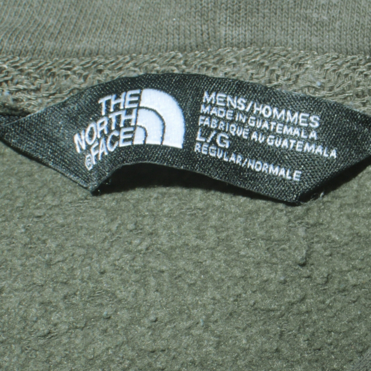 The North Face Men’s Green Pullover Hoodie L Regular Fit