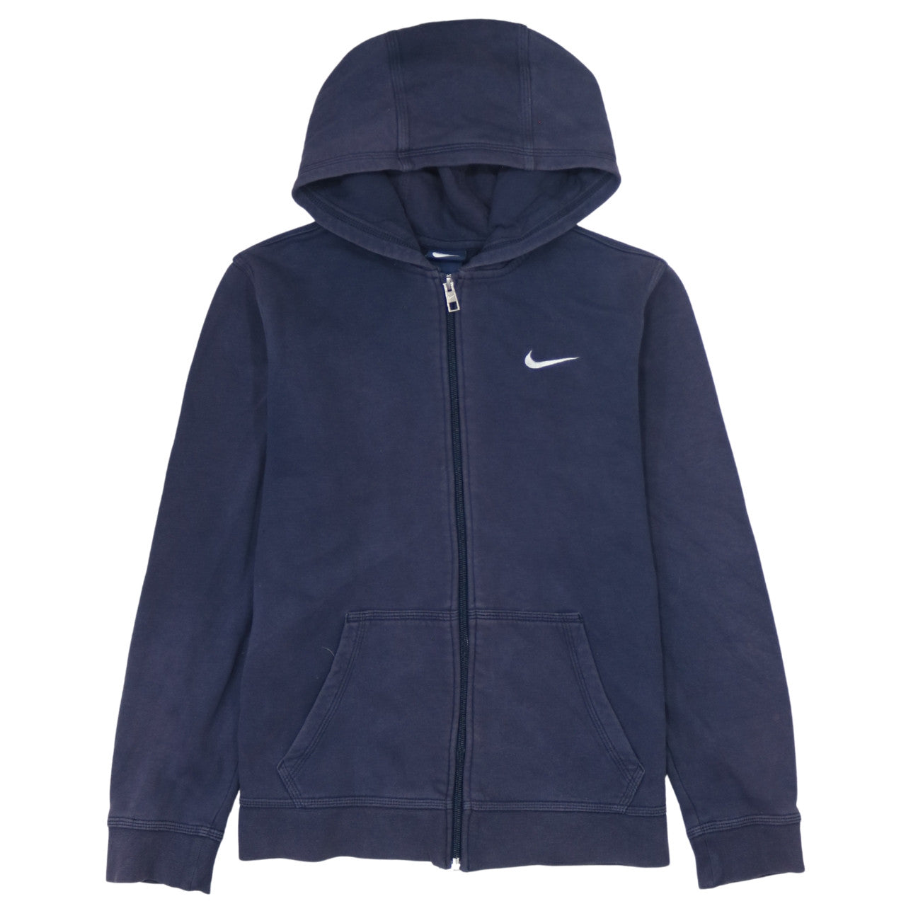 Nike Boys Blue Full Zip Hoodie Sweatshirt 13-15Y XL Fleece Sportswear