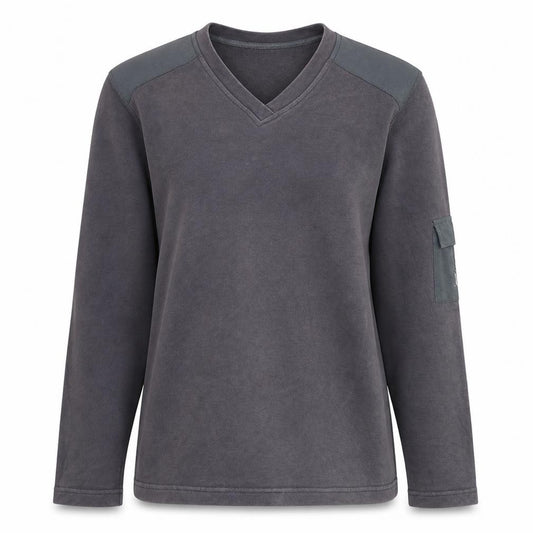 Womens UK S Regular FILA Black Pullover Sweatshirt