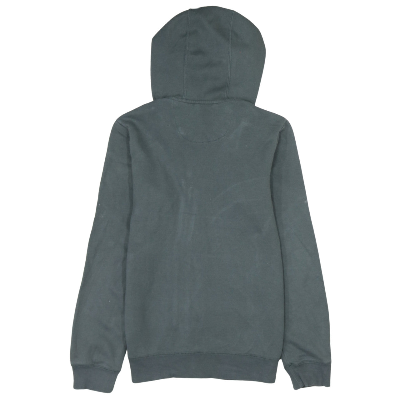 Adidas Boys Grey Full Zip Hoodie 11-12Y Logo Sport Essentials Cotton Blend