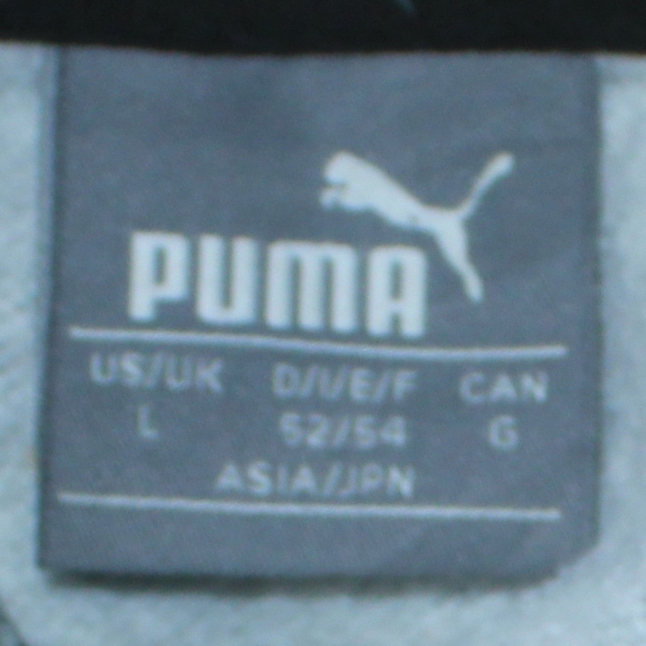 Puma Mens Grey Pullover Hoodie Size L Logo Print Sportswear