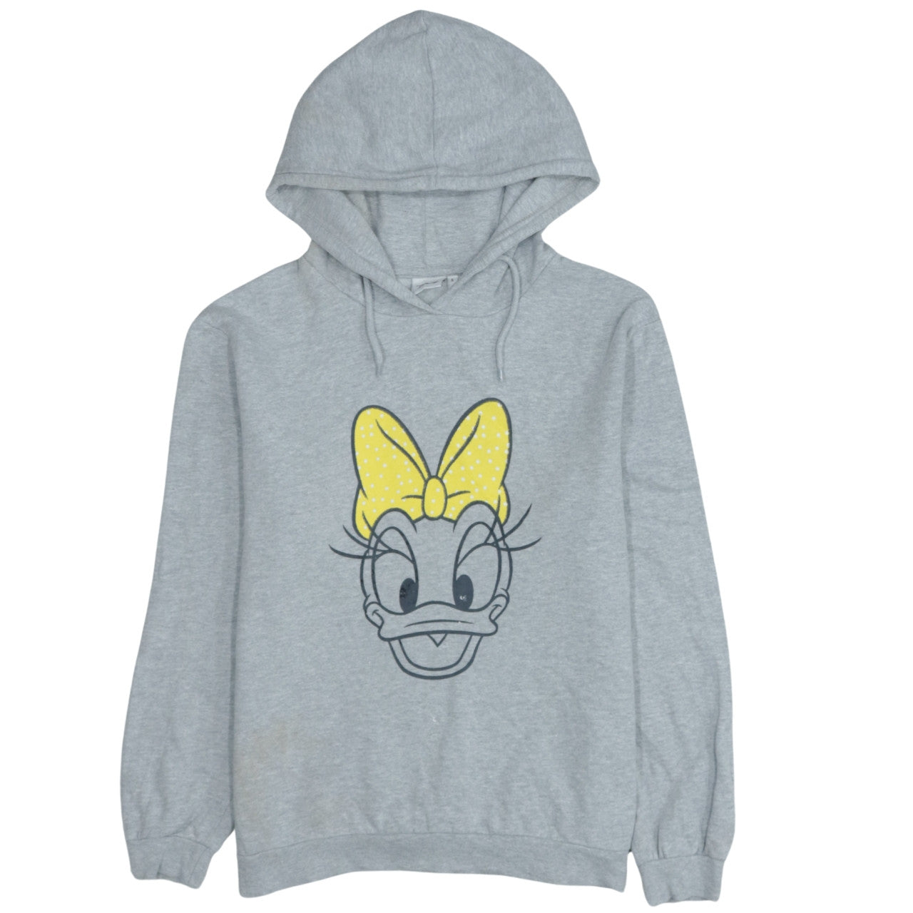Disney Womens Grey Small Pullover Hoodie Daisy Duck Graphic