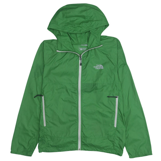The North Face Men’s Green M Windbreaker Jacket Hooded Lightweight
