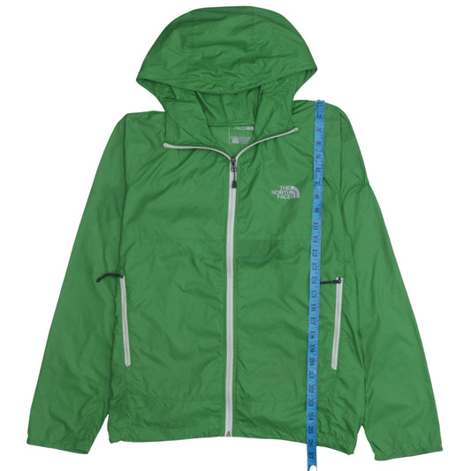 The North Face Men’s Green M Windbreaker Jacket Hooded Lightweight