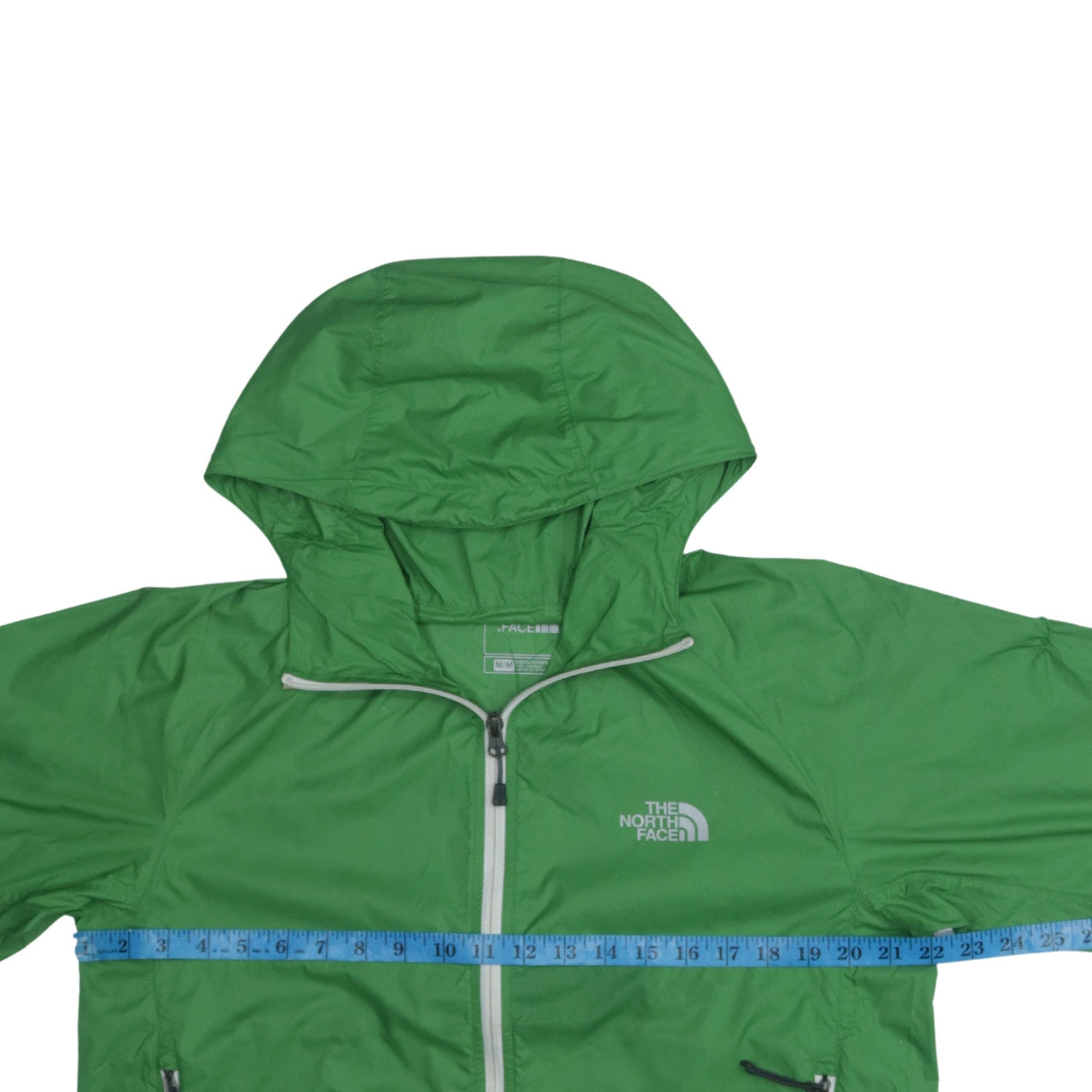 The North Face Men’s Green M Windbreaker Jacket Hooded Lightweight