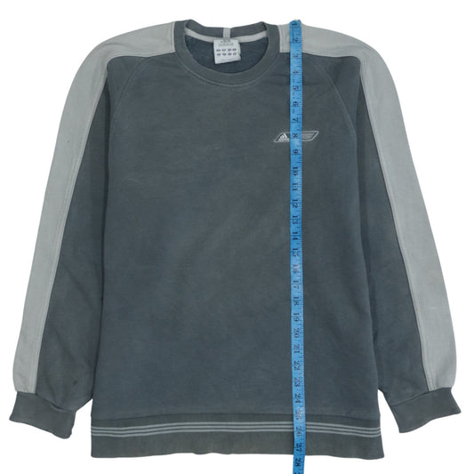 Adidas Men’s Grey Pullover Sweatshirt Size M Crew Neck Sports