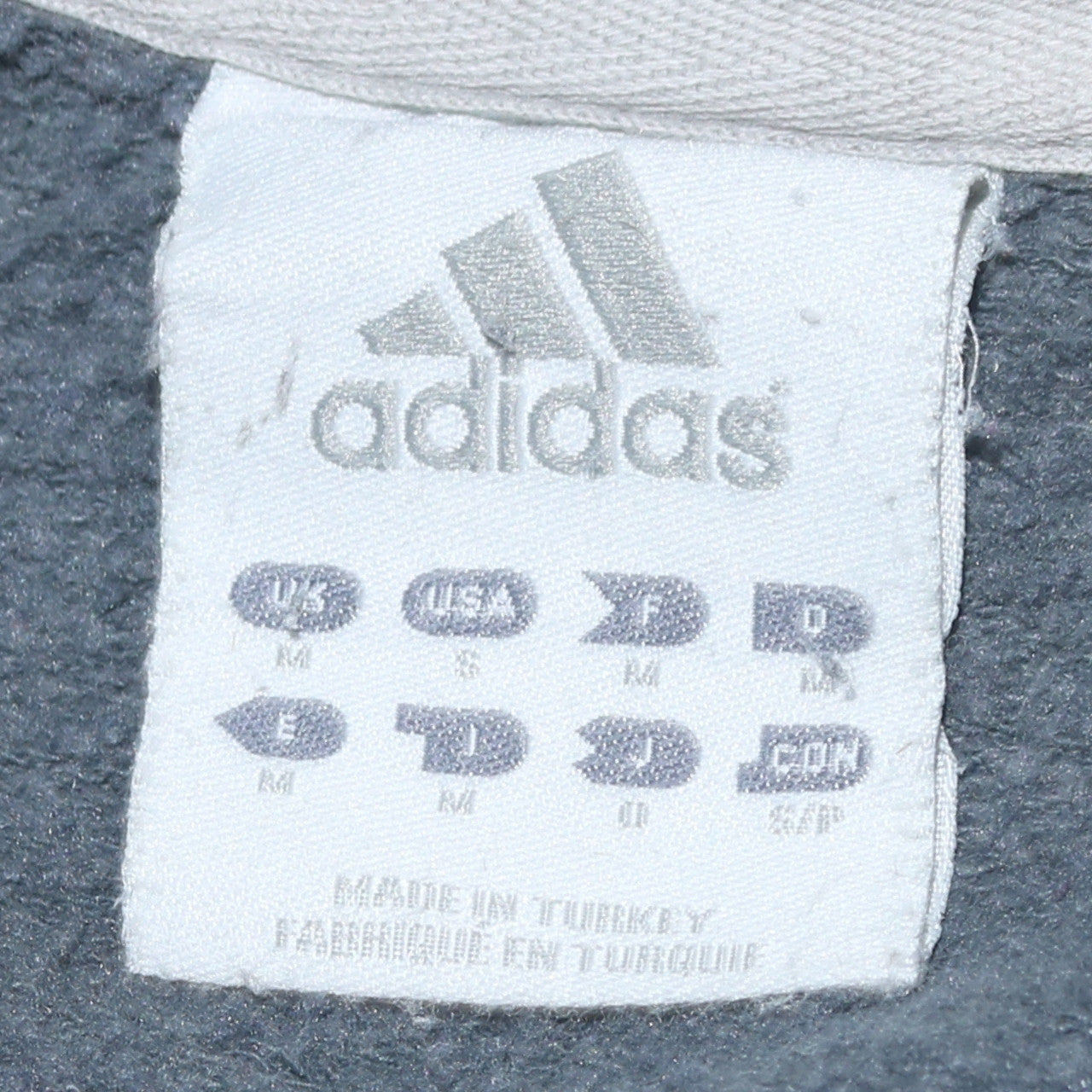 Adidas Men’s Grey Pullover Sweatshirt Size M Crew Neck Sports