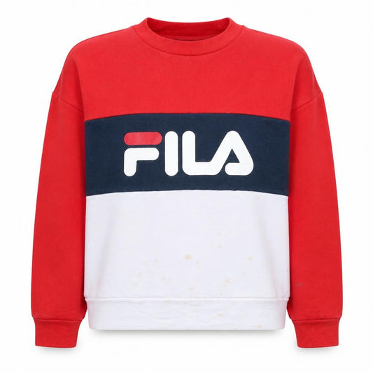Womens UK M Regular FILA Multicoloured Pullover Sweatshirt
