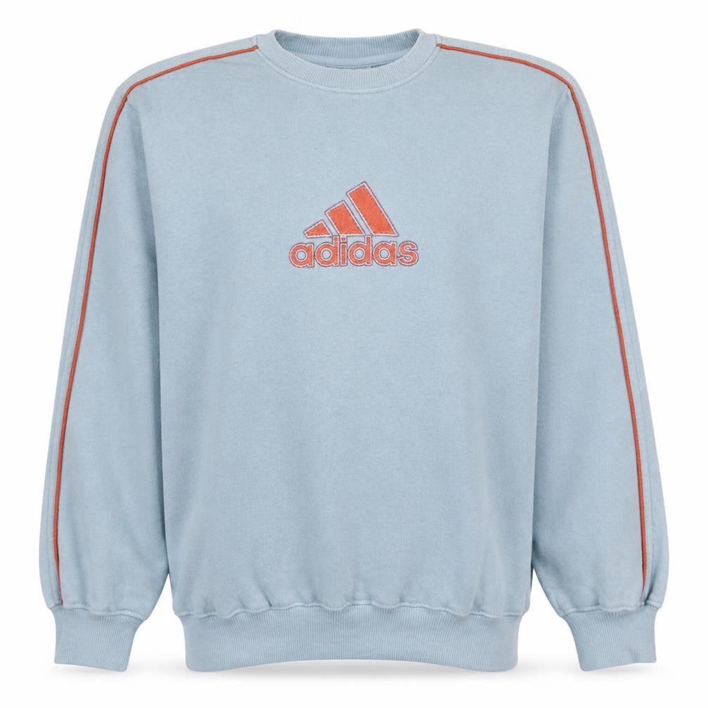 Mens UK S Regular adidas Blue Pullover Sweatshirt