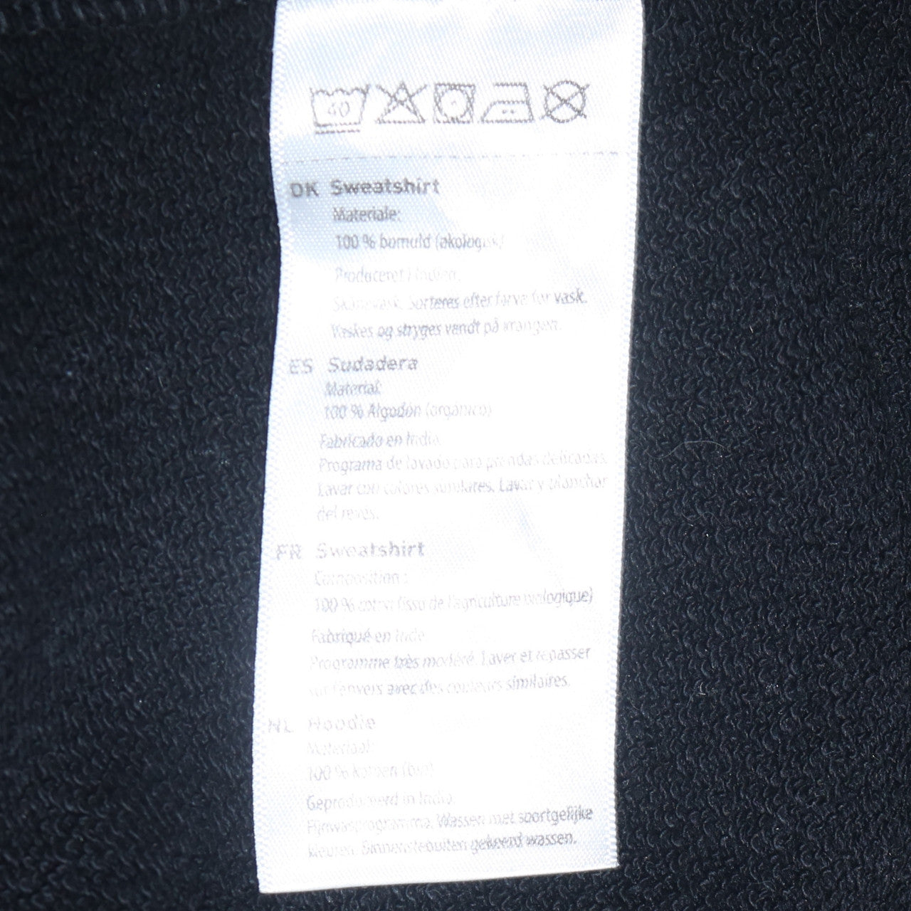 Disney Women Black Mickey Mouse Pullover Hoodie Size S Regular Fit