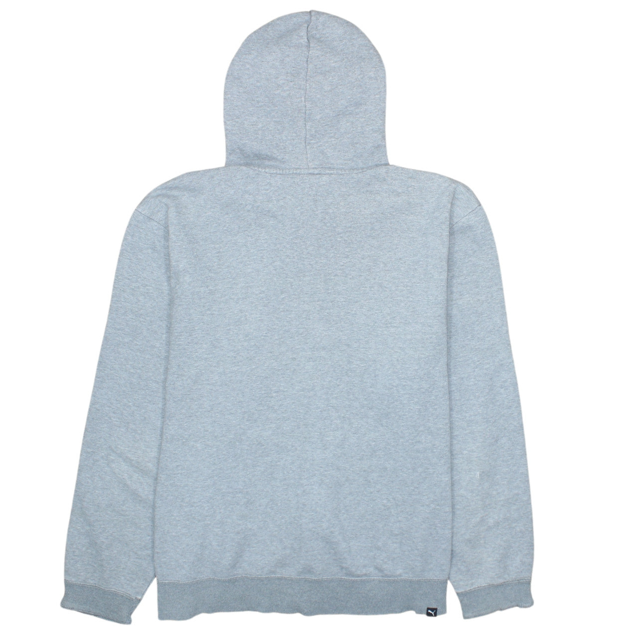 Puma Mens Grey XL Full Zip Hoodie Sports Logo Sweatshirt