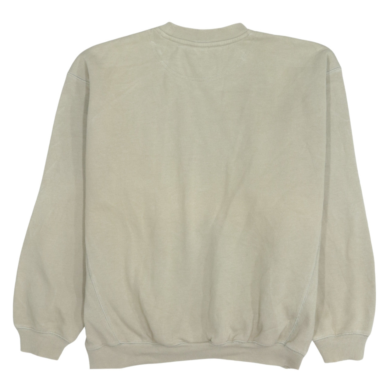 Helly Hansen Mens Beige Logo Sweatshirt Pullover Crew Neck M