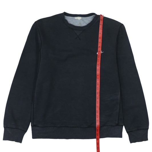 Nike Men's Black Medium Pullover Sweatshirt Crew Neck Fleece