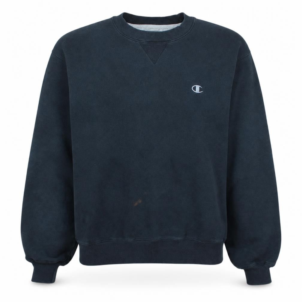 Mens UK M Regular Champion Black Pullover Sweatshirt