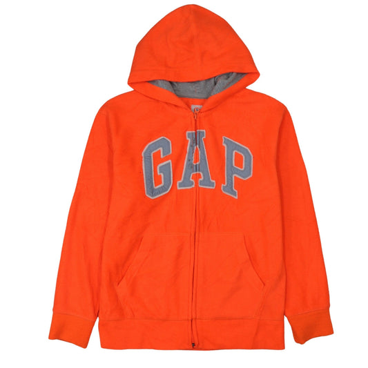 GAP Boys Orange XL Full Zip Hoodie Sweatshirt with Logo