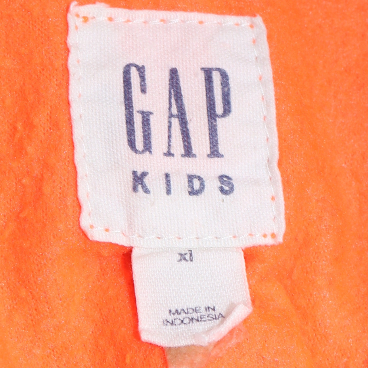 GAP Boys Orange XL Full Zip Hoodie Sweatshirt with Logo