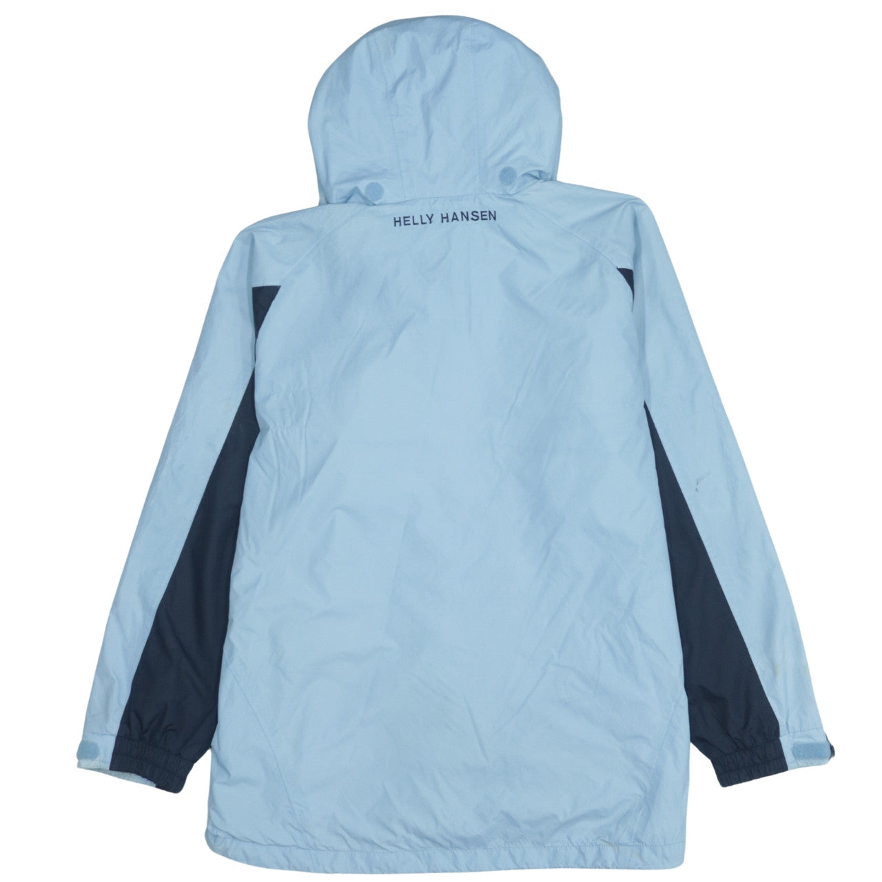 Helly Hansen Mens Blue L Hooded Waterproof Rain Jacket