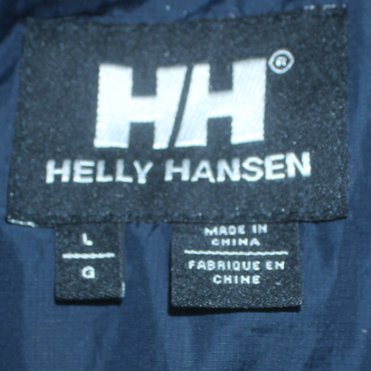 Helly Hansen Mens Blue L Hooded Waterproof Rain Jacket