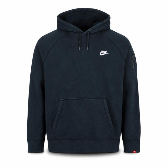 Mens UK L Regular Nike Black Pullover Hoodie