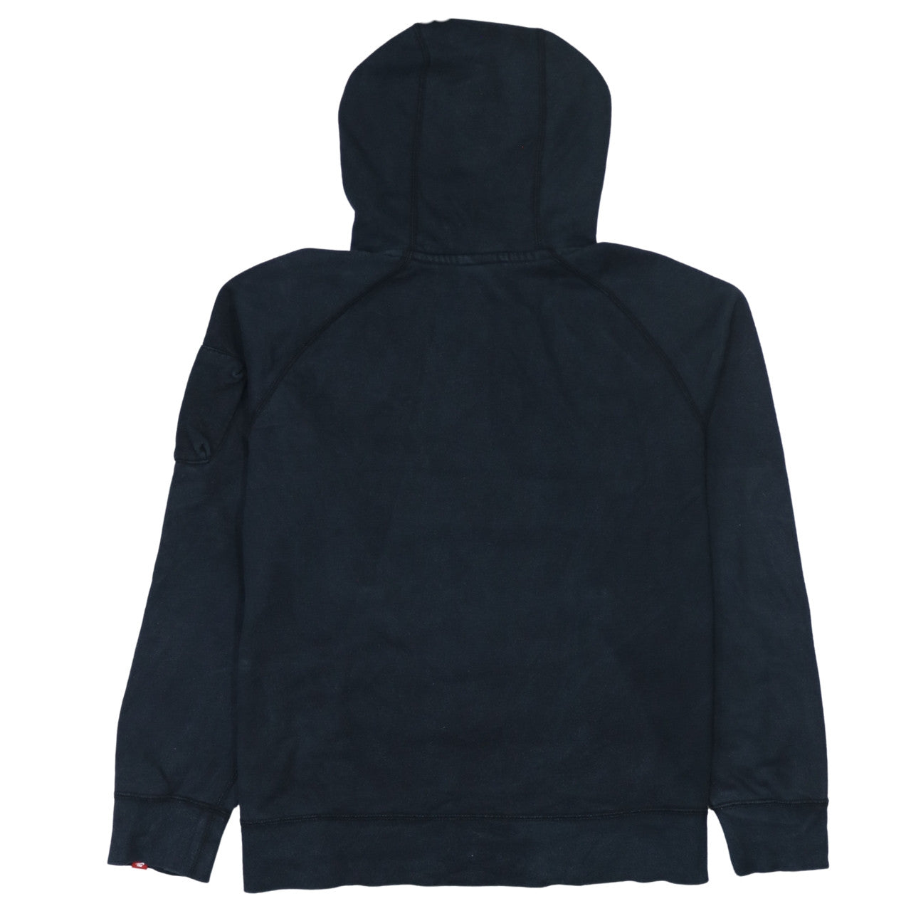 Nike Mens Black Pullover Hoodie L Logo Pocket Fleece Hooded Sweatshirt