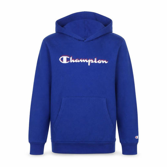 Champion Boys Blue Hoodie Pullover Sweatshirt 15-16 Years Logo Print