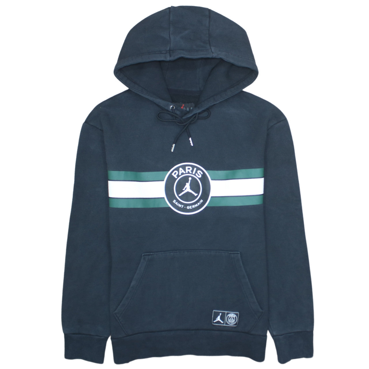 Jordan PSG Men's Black Pullover Hoodie Size M Football Graphic