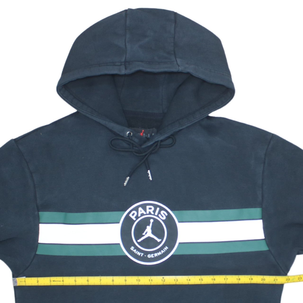 Jordan PSG Men's Black Pullover Hoodie Size M Football Graphic
