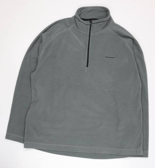 Craghoppers Mens Grey 2XL Fleece Pullover Sweatshirt Outdoor Hiking