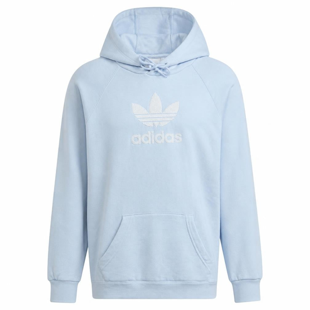 Mens UK XS Regular adidas Blue Pullover Hoodie
