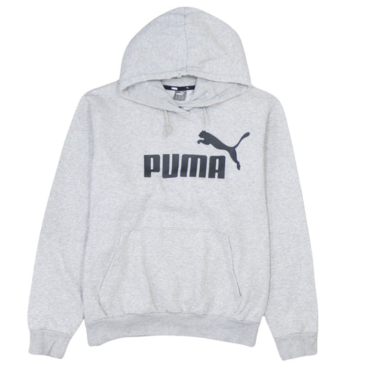 Puma Men’s Grey 2XL Pullover Hoodie Jumper Sports Logo