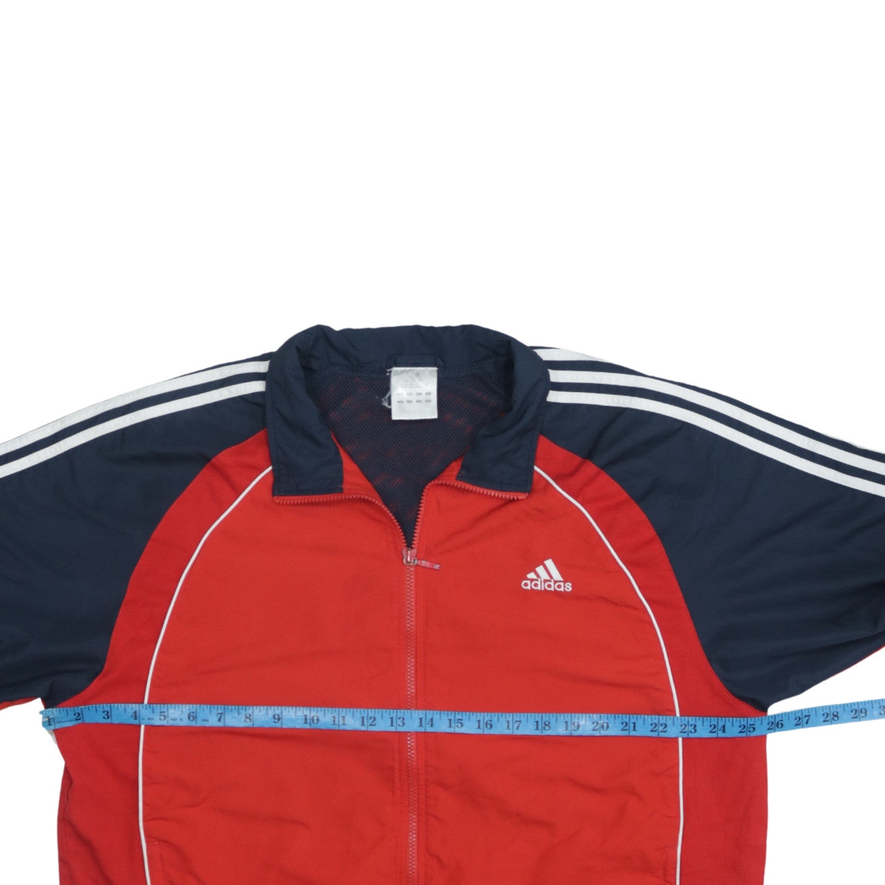 Adidas Men’s Red Track Jacket L Full Zip Activewear Sports Top