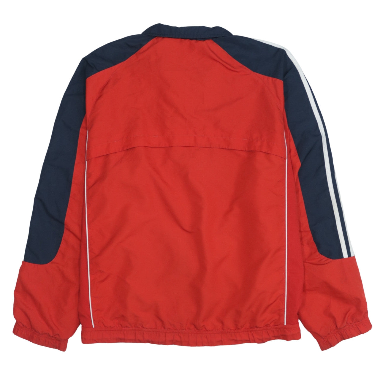 Adidas Men’s Red Track Jacket L Full Zip Activewear Sports Top