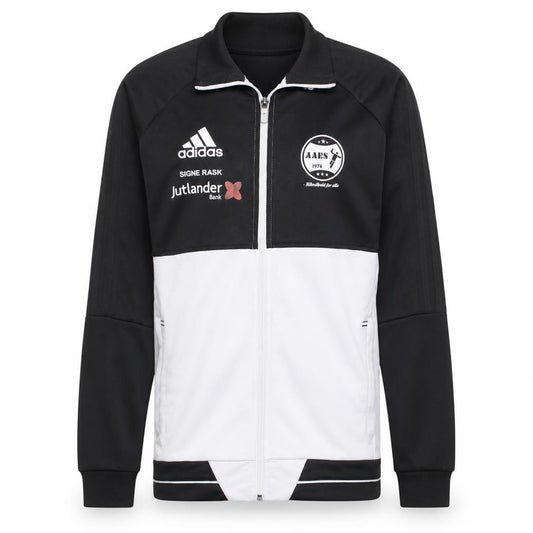 Adidas Men’s Black White Track Jacket S Sports Full Zip