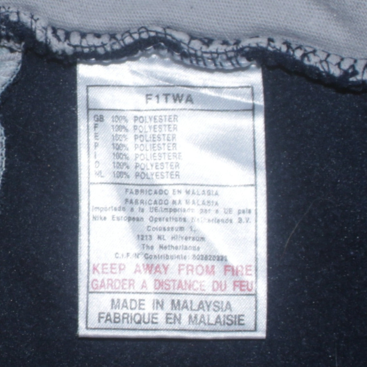 Nike Mens Blue Small Fleece 1/4 Zip Sweatshirt Pullover Logo
