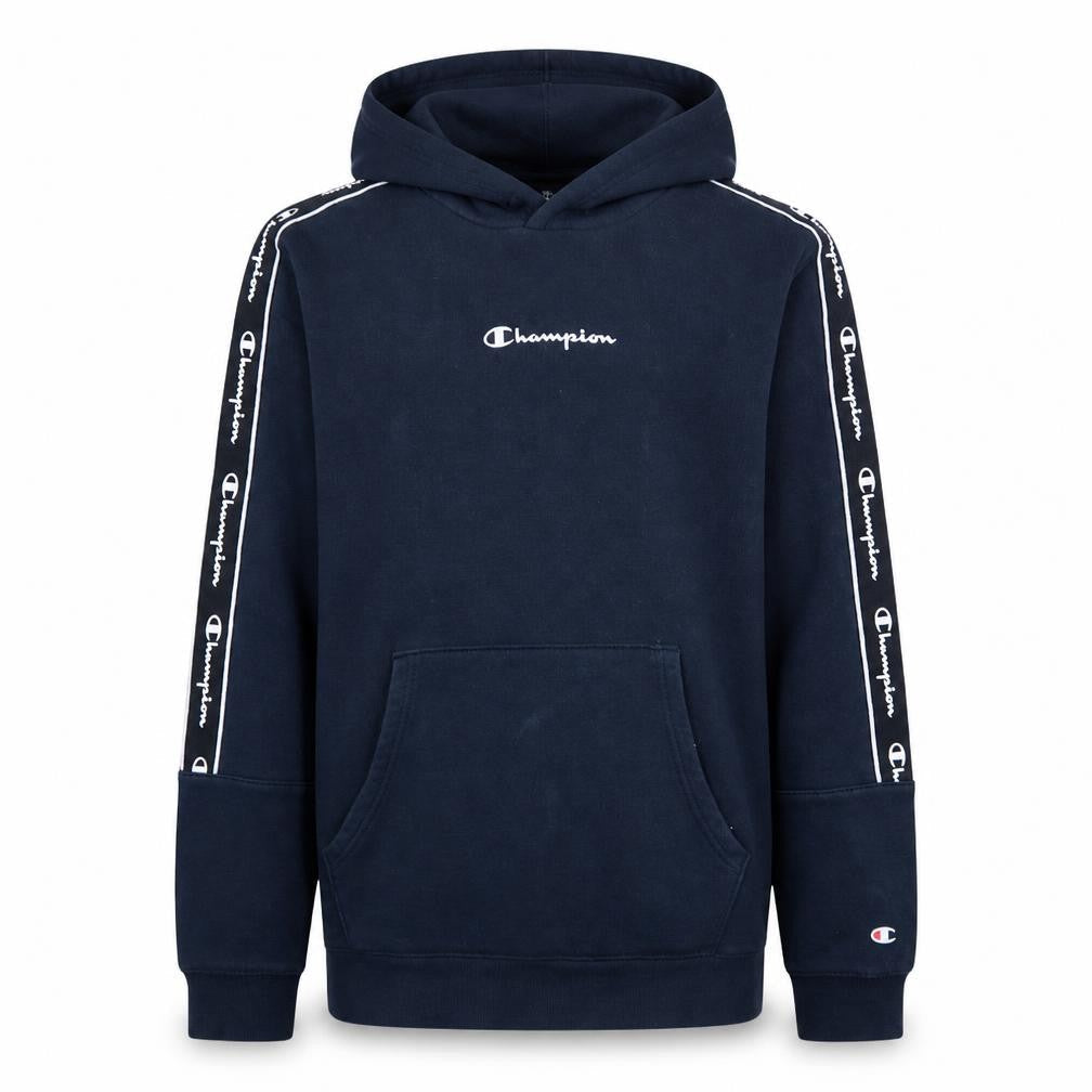 Champion Boys Blue Pullover Hoodie 13-14Y Logo Hooded Sweatshirt