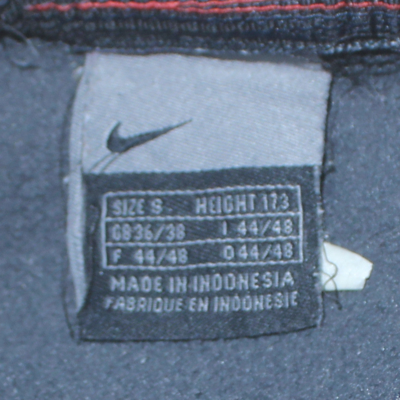 Nike Mens Grey Black Fleece Pullover Sweatshirt S V-Neck Zip Pocket