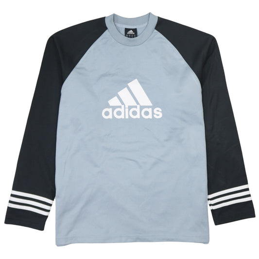 Adidas Mens Blue Sweatshirt Size M Crew Neck Sports Pullover